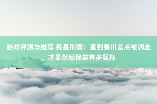 游戏评测与推荐 我是刑警：直到秦川差点被调走，才显然顾保雄有多冤枉