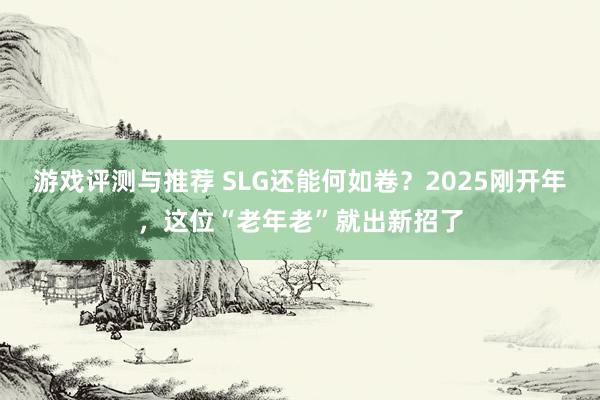 游戏评测与推荐 SLG还能何如卷？2025刚开年，这位“老年老”就出新招了